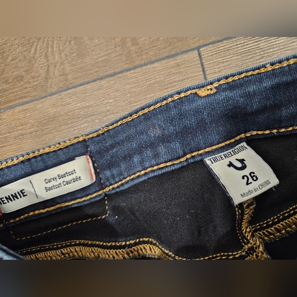 True Religion Jennie Curvy Bootcut - SIZE 26 - Picture 8 of 13